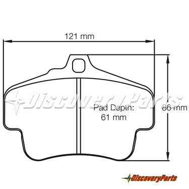 Carbotech CT917 Brake Pads Porsche 996-986